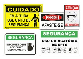 Placa Atenção Proibido Jogar Bola Sinalização Indicativa