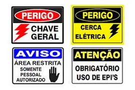 Placas de sinalização de segurança - Sinalização de Trânsito