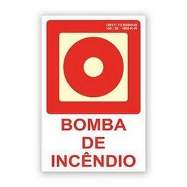 Placa botoeira de alarme de incêndio